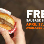 FREE Sausage Biscuit At Hardees