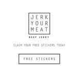 FREE Sticker From Jerk Your Meat